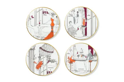 Café Ginori x St. Regis Coaster Set